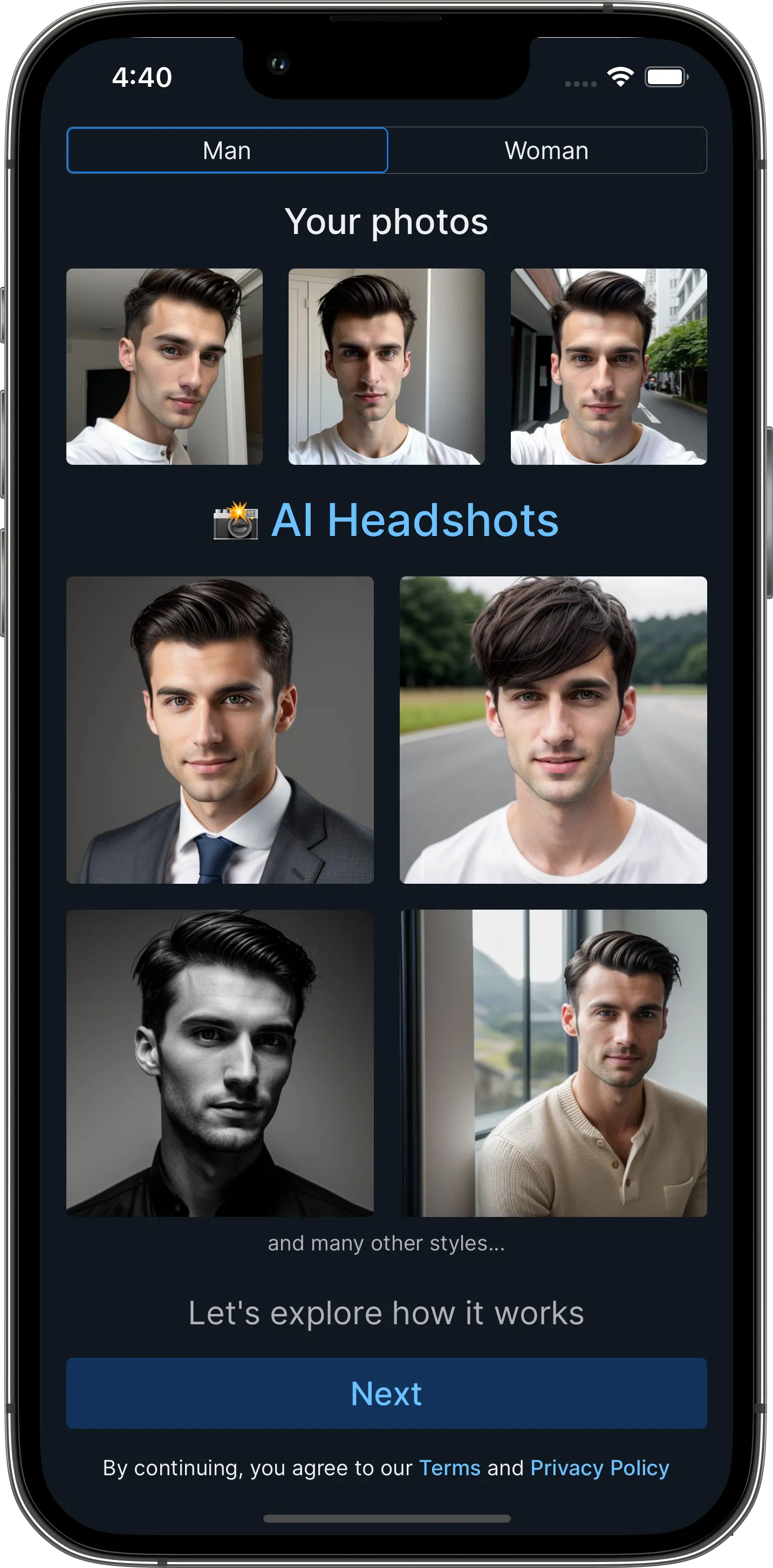 AI Headshot Generator - фото нейросеть